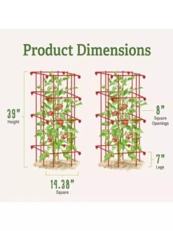 Tomato Cages, Set Of 4 12 Tomato Cages, Set Of 4 -Garden Tools Shop 8587040 1