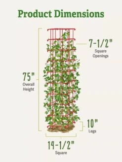 Bean Tower -Garden Tools Shop 8587060 dimensions