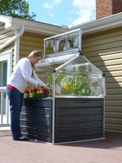 Canopia® By Palram Plant Inn™ Raised Bed Greenhouse, 4' X 4' 16 Canopia® By Palram Plant Inn™ Raised Bed Greenhouse, 4' X 4' -Garden Tools Shop 8588308 02V tif
