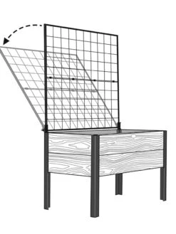 Space-Maker Pivoting Trellis, 4' 7 Space-Maker Pivoting Trellis, 4' -Garden Tools Shop 8590247 001 tif