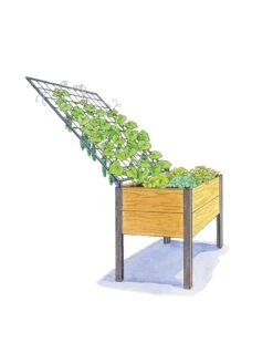 Space-Maker Pivoting Trellis, 4' 6 Space-Maker Pivoting Trellis, 4' -Garden Tools Shop 8590247 SMTrellis 4ft tif