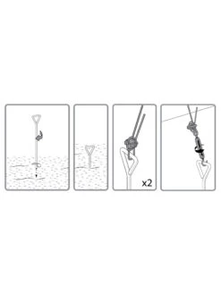 Canopia® By Palram Anchoring Kit For Snap & Grow™ Greenhouse -Garden Tools Shop 8591357 08v