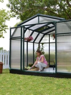 Canopia® By Palram Hobby Gardener Greenhouse, 8' 16 Canopia® By Palram Hobby Gardener Greenhouse, 8' -Garden Tools Shop 8599331 01V tif