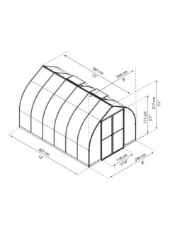 Canopia® By Palram Bella™ Greenhouse, 8' -Garden Tools Shop 8599338 04v
