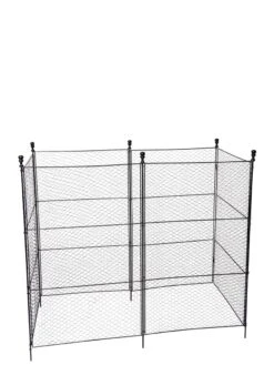 Tall Chicken Wire Critter Fence With Gate -Garden Tools Shop 8611020 1264 tif