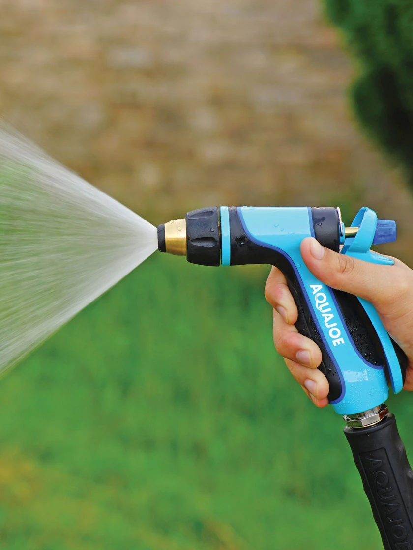 Aqua Joe® AJHN105 Hose Nozzle With Trigger Flow Control 1 Aqua Joe® AJHN105 Hose Nozzle With Trigger Flow Control