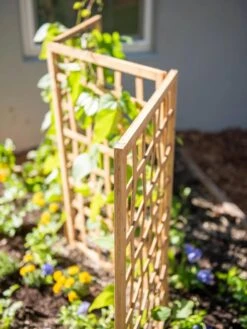 Bamboo Zig-Zag Trellis 24" X 36" -Garden Tools Shop 8613151 6459