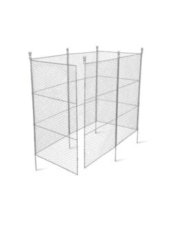 Tall Chicken Wire Critter Fence With Gate -Garden Tools Shop 8613260 6052
