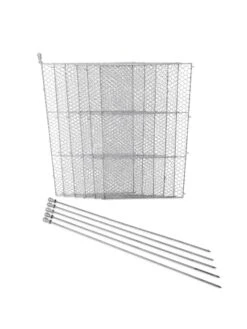 Tall Chicken Wire Critter Fence With Gate -Garden Tools Shop 8613260 6107