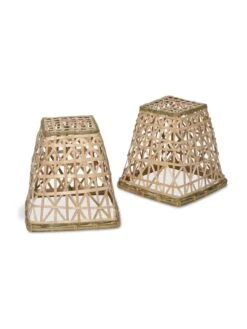 Bamboo Cloche, Set Of 2 19 Bamboo Cloche, Set Of 2 -Garden Tools Shop 8613351 4693