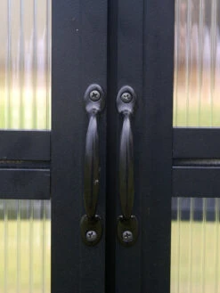 MONT Growers Edition Greenhouse, 8' X 24' -Garden Tools Shop bk door handles 2000 300 dpi 2